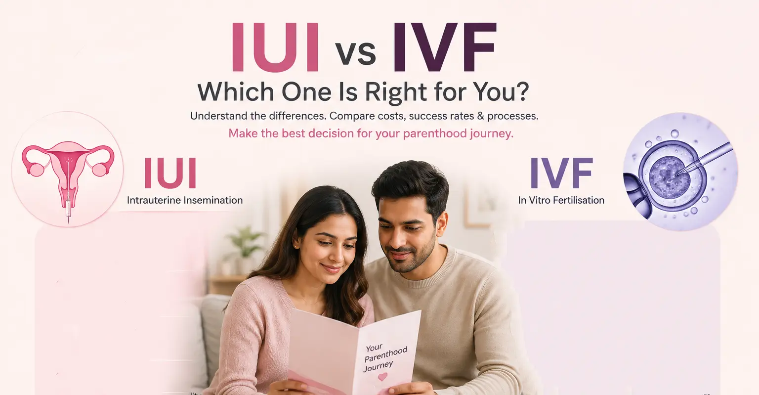 IUI and IVF fertility treatment comparison